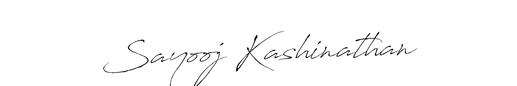Sayooj Kashinathan stylish signature style. Best Handwritten Sign (Antro_Vectra) for my name. Handwritten Signature Collection Ideas for my name Sayooj Kashinathan. Sayooj Kashinathan signature style 6 images and pictures png