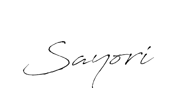 How to make Sayori signature? Antro_Vectra is a professional autograph style. Create handwritten signature for Sayori name. Sayori signature style 6 images and pictures png