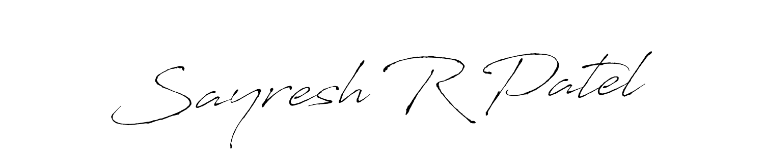 if you are searching for the best signature style for your name Sayresh R Patel. so please give up your signature search. here we have designed multiple signature styles  using Antro_Vectra. Sayresh R Patel signature style 6 images and pictures png