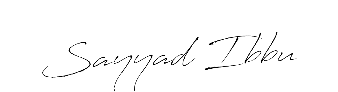 Similarly Antro_Vectra is the best handwritten signature design. Signature creator online .You can use it as an online autograph creator for name Sayyad Ibbu. Sayyad Ibbu signature style 6 images and pictures png