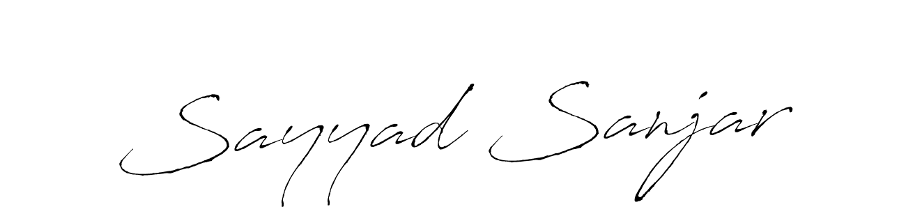 Similarly Antro_Vectra is the best handwritten signature design. Signature creator online .You can use it as an online autograph creator for name Sayyad Sanjar. Sayyad Sanjar signature style 6 images and pictures png