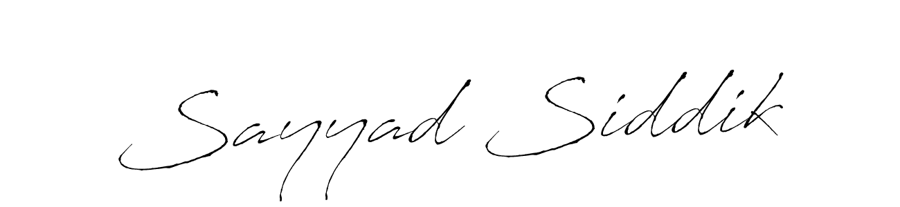 You can use this online signature creator to create a handwritten signature for the name Sayyad Siddik. This is the best online autograph maker. Sayyad Siddik signature style 6 images and pictures png