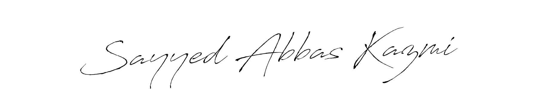 Similarly Antro_Vectra is the best handwritten signature design. Signature creator online .You can use it as an online autograph creator for name Sayyed Abbas Kazmi. Sayyed Abbas Kazmi signature style 6 images and pictures png