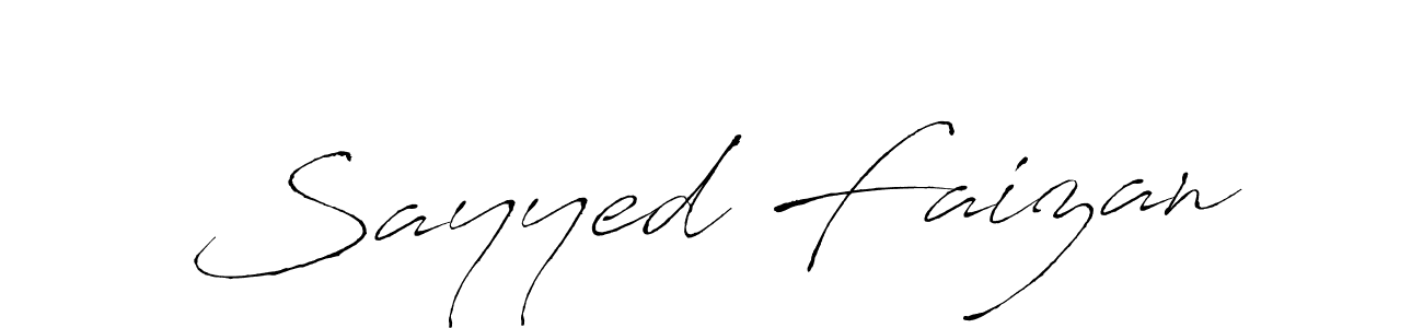 It looks lik you need a new signature style for name Sayyed Faizan. Design unique handwritten (Antro_Vectra) signature with our free signature maker in just a few clicks. Sayyed Faizan signature style 6 images and pictures png