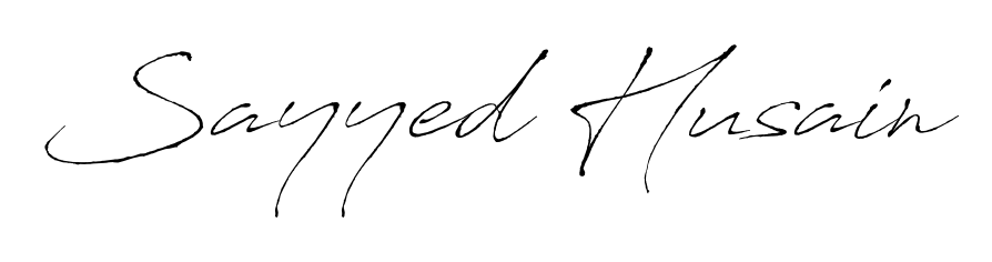 Once you've used our free online signature maker to create your best signature Antro_Vectra style, it's time to enjoy signing your documents with Sayyed Husain name. Sayyed Husain signature style 6 images and pictures png