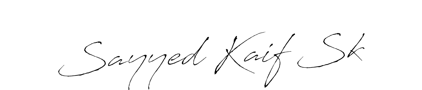 Similarly Antro_Vectra is the best handwritten signature design. Signature creator online .You can use it as an online autograph creator for name Sayyed Kaif Sk. Sayyed Kaif Sk signature style 6 images and pictures png