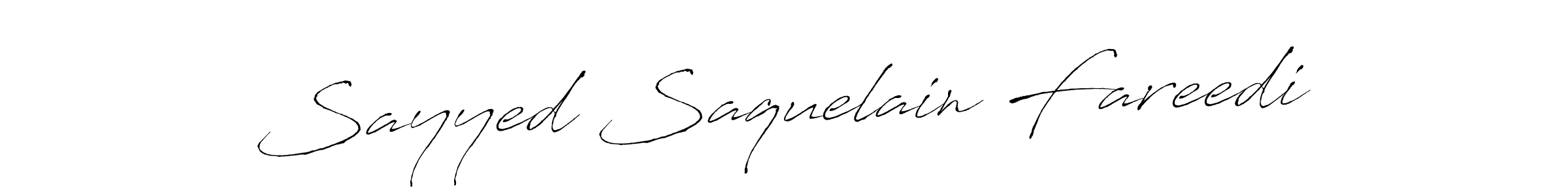 You should practise on your own different ways (Antro_Vectra) to write your name (Sayyed Saquelain Fareedi) in signature. don't let someone else do it for you. Sayyed Saquelain Fareedi signature style 6 images and pictures png