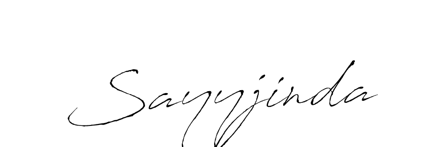 It looks lik you need a new signature style for name Sayyjinda. Design unique handwritten (Antro_Vectra) signature with our free signature maker in just a few clicks. Sayyjinda signature style 6 images and pictures png