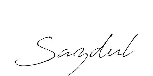 Make a beautiful signature design for name Sazdul. Use this online signature maker to create a handwritten signature for free. Sazdul signature style 6 images and pictures png
