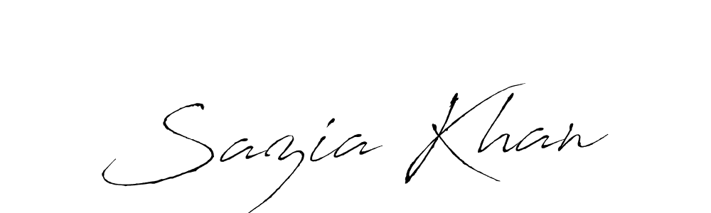 Once you've used our free online signature maker to create your best signature Antro_Vectra style, it's time to enjoy all of the benefits that Sazia Khan name signing documents. Sazia Khan signature style 6 images and pictures png