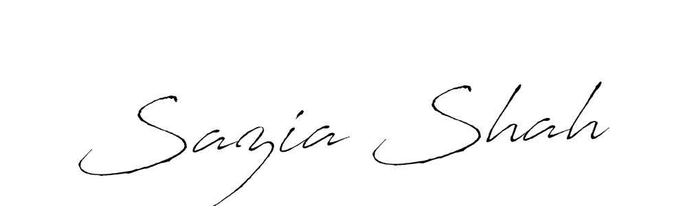 How to make Sazia Shah signature? Antro_Vectra is a professional autograph style. Create handwritten signature for Sazia Shah name. Sazia Shah signature style 6 images and pictures png