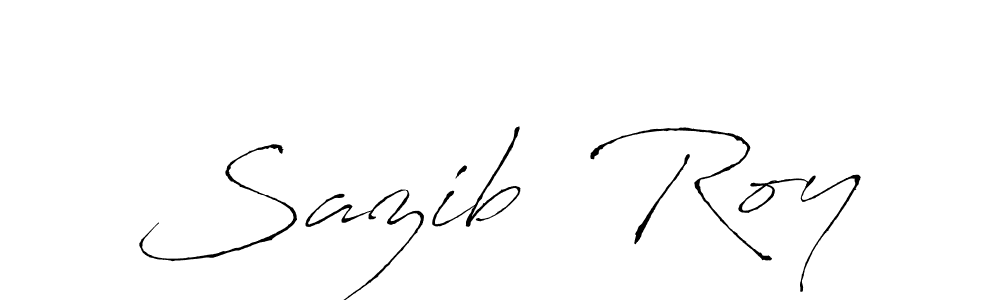 How to make Sazib  Roy name signature. Use Antro_Vectra style for creating short signs online. This is the latest handwritten sign. Sazib  Roy signature style 6 images and pictures png