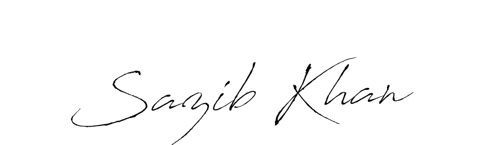 How to make Sazib Khan name signature. Use Antro_Vectra style for creating short signs online. This is the latest handwritten sign. Sazib Khan signature style 6 images and pictures png