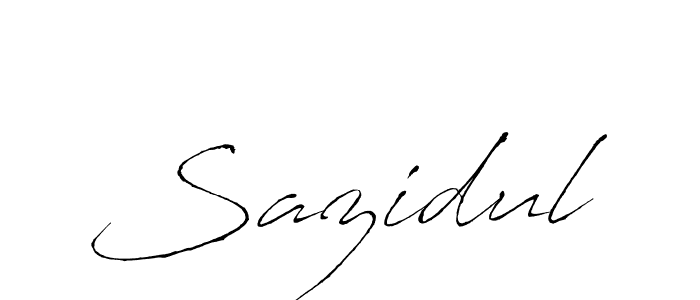 Sazidul stylish signature style. Best Handwritten Sign (Antro_Vectra) for my name. Handwritten Signature Collection Ideas for my name Sazidul. Sazidul signature style 6 images and pictures png