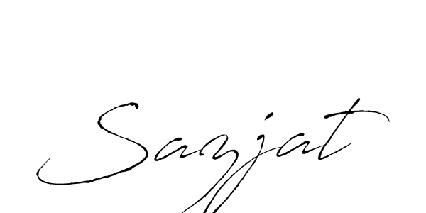 Also You can easily find your signature by using the search form. We will create Sazjat name handwritten signature images for you free of cost using Antro_Vectra sign style. Sazjat signature style 6 images and pictures png