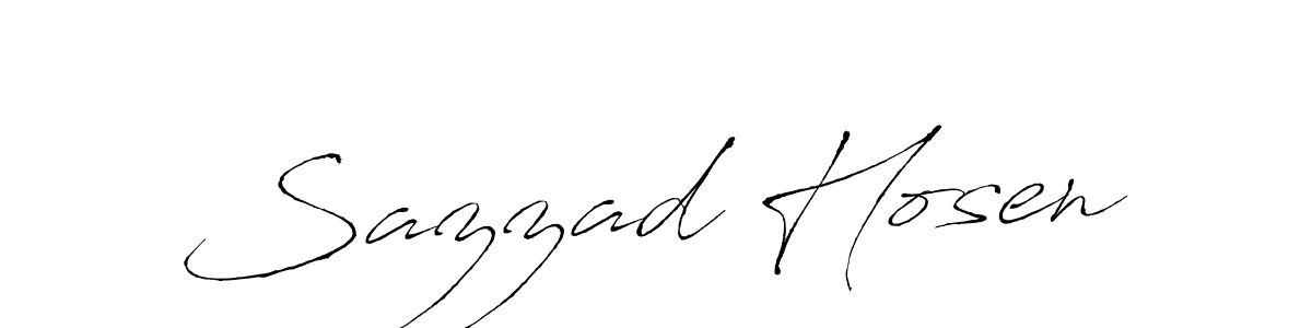 Sazzad Hosen stylish signature style. Best Handwritten Sign (Antro_Vectra) for my name. Handwritten Signature Collection Ideas for my name Sazzad Hosen. Sazzad Hosen signature style 6 images and pictures png