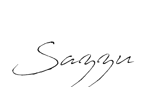Make a beautiful signature design for name Sazzu. Use this online signature maker to create a handwritten signature for free. Sazzu signature style 6 images and pictures png