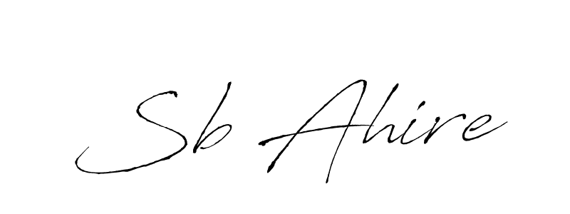 This is the best signature style for the Sb Ahire name. Also you like these signature font (Antro_Vectra). Mix name signature. Sb Ahire signature style 6 images and pictures png