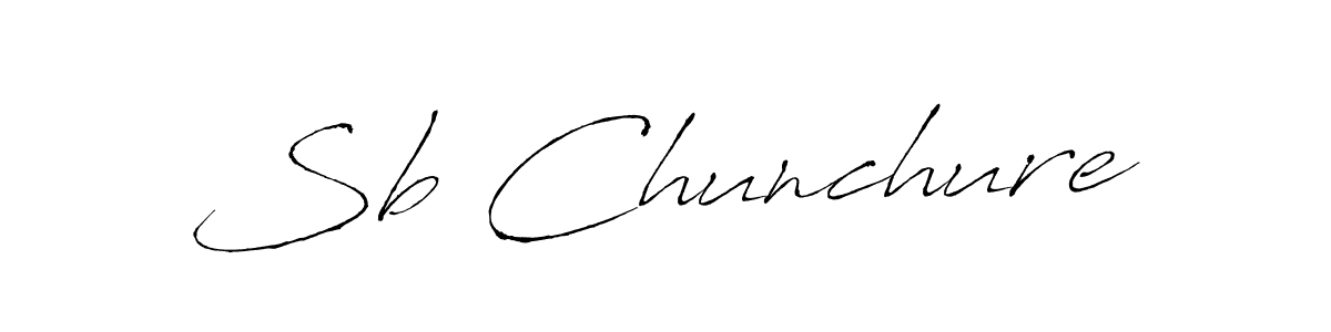 Make a beautiful signature design for name Sb Chunchure. Use this online signature maker to create a handwritten signature for free. Sb Chunchure signature style 6 images and pictures png