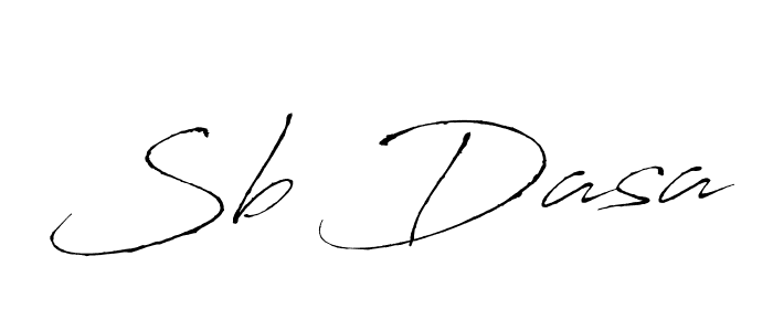 How to make Sb Dasa signature? Antro_Vectra is a professional autograph style. Create handwritten signature for Sb Dasa name. Sb Dasa signature style 6 images and pictures png