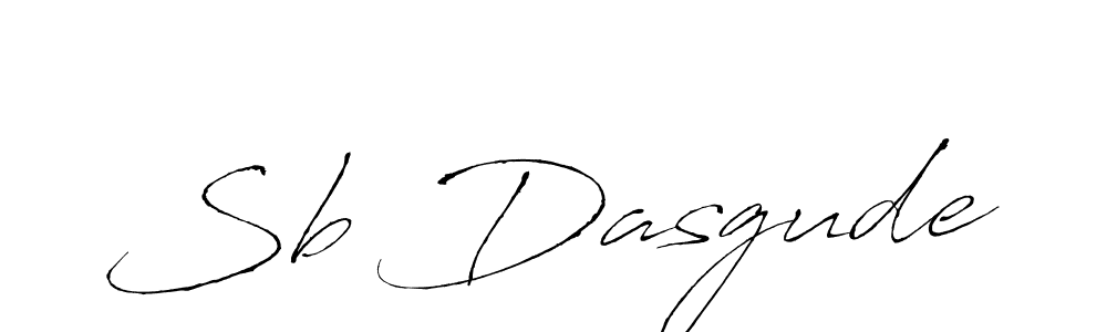 Create a beautiful signature design for name Sb Dasgude. With this signature (Antro_Vectra) fonts, you can make a handwritten signature for free. Sb Dasgude signature style 6 images and pictures png