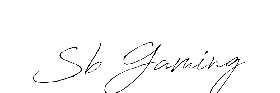How to make Sb Gaming name signature. Use Antro_Vectra style for creating short signs online. This is the latest handwritten sign. Sb Gaming signature style 6 images and pictures png