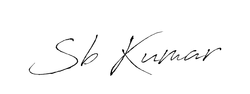 Also we have Sb Kumar name is the best signature style. Create professional handwritten signature collection using Antro_Vectra autograph style. Sb Kumar signature style 6 images and pictures png