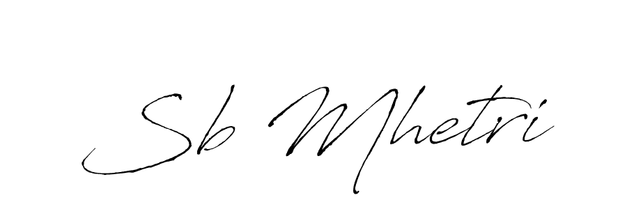 Make a beautiful signature design for name Sb Mhetri. Use this online signature maker to create a handwritten signature for free. Sb Mhetri signature style 6 images and pictures png
