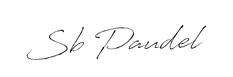 Make a beautiful signature design for name Sb Paudel. Use this online signature maker to create a handwritten signature for free. Sb Paudel signature style 6 images and pictures png