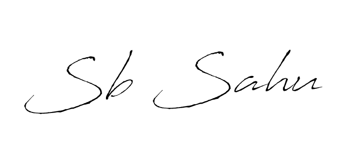 Antro_Vectra is a professional signature style that is perfect for those who want to add a touch of class to their signature. It is also a great choice for those who want to make their signature more unique. Get Sb Sahu name to fancy signature for free. Sb Sahu signature style 6 images and pictures png