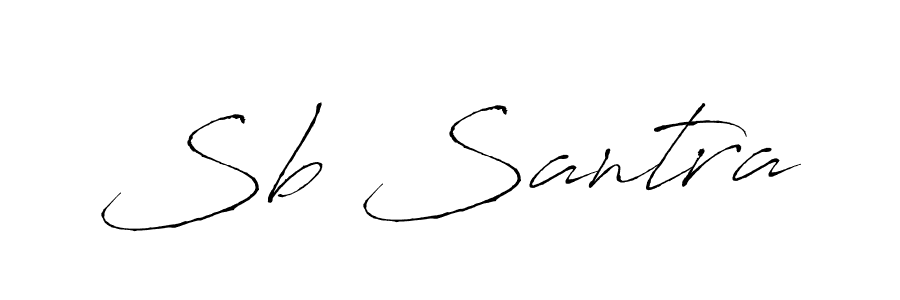 Similarly Antro_Vectra is the best handwritten signature design. Signature creator online .You can use it as an online autograph creator for name Sb Santra. Sb Santra signature style 6 images and pictures png