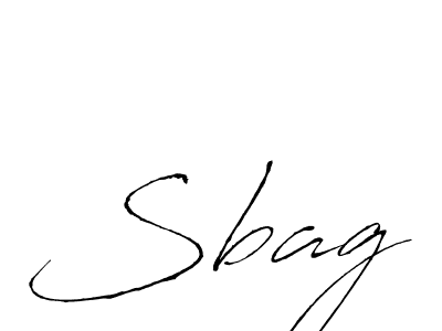 How to Draw Sbag signature style? Antro_Vectra is a latest design signature styles for name Sbag. Sbag signature style 6 images and pictures png