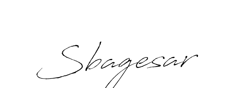 How to make Sbagesar signature? Antro_Vectra is a professional autograph style. Create handwritten signature for Sbagesar name. Sbagesar signature style 6 images and pictures png
