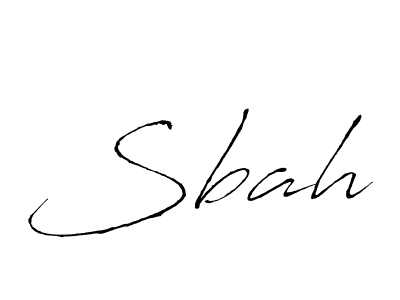 Once you've used our free online signature maker to create your best signature Antro_Vectra style, it's time to enjoy all of the benefits that Sbah name signing documents. Sbah signature style 6 images and pictures png