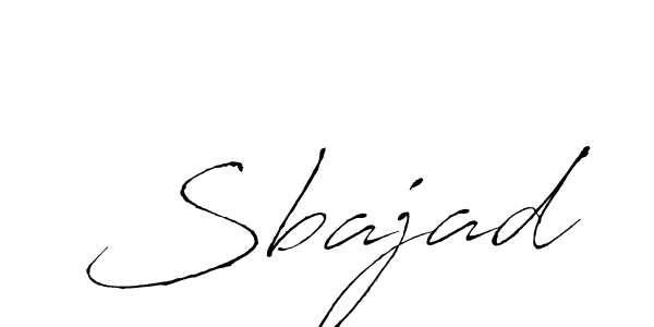 How to make Sbajad signature? Antro_Vectra is a professional autograph style. Create handwritten signature for Sbajad name. Sbajad signature style 6 images and pictures png