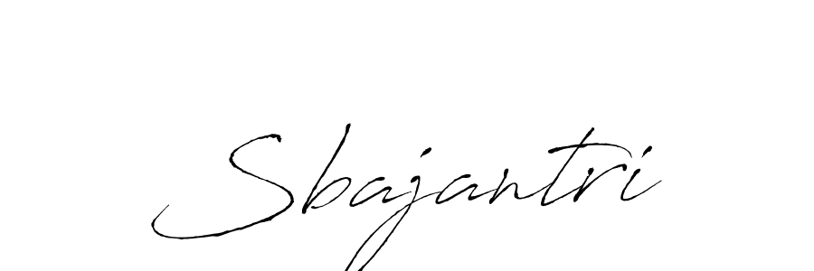 Create a beautiful signature design for name Sbajantri. With this signature (Antro_Vectra) fonts, you can make a handwritten signature for free. Sbajantri signature style 6 images and pictures png