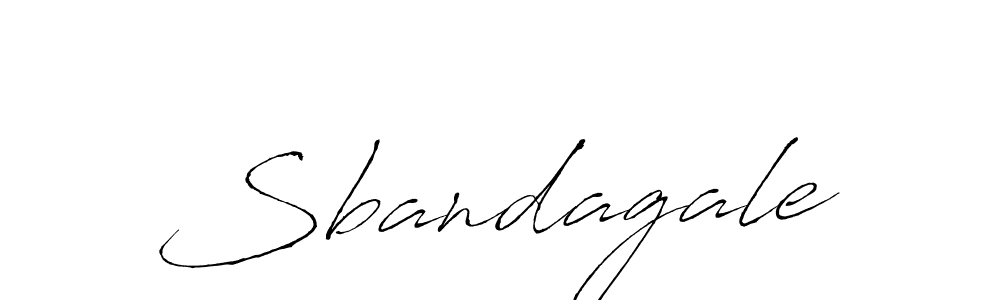 Create a beautiful signature design for name Sbandagale. With this signature (Antro_Vectra) fonts, you can make a handwritten signature for free. Sbandagale signature style 6 images and pictures png