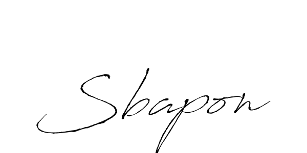Sbapon stylish signature style. Best Handwritten Sign (Antro_Vectra) for my name. Handwritten Signature Collection Ideas for my name Sbapon. Sbapon signature style 6 images and pictures png