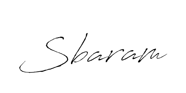 Also we have Sbaram name is the best signature style. Create professional handwritten signature collection using Antro_Vectra autograph style. Sbaram signature style 6 images and pictures png