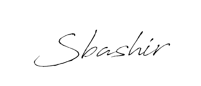 Design your own signature with our free online signature maker. With this signature software, you can create a handwritten (Antro_Vectra) signature for name Sbashir. Sbashir signature style 6 images and pictures png