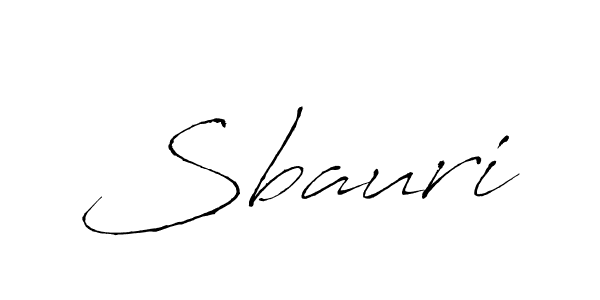 How to make Sbauri signature? Antro_Vectra is a professional autograph style. Create handwritten signature for Sbauri name. Sbauri signature style 6 images and pictures png