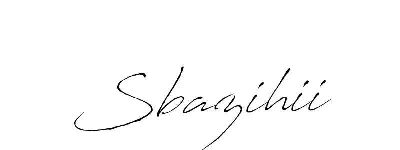Create a beautiful signature design for name Sbazihii. With this signature (Antro_Vectra) fonts, you can make a handwritten signature for free. Sbazihii signature style 6 images and pictures png