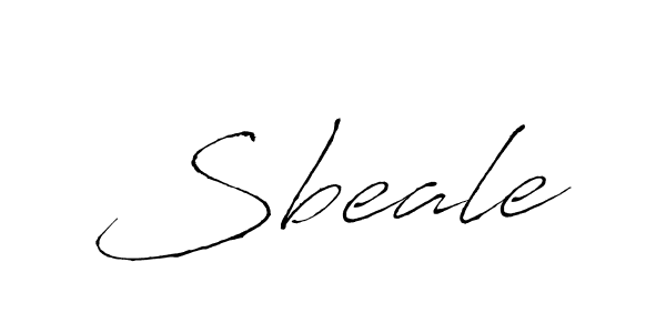 How to make Sbeale name signature. Use Antro_Vectra style for creating short signs online. This is the latest handwritten sign. Sbeale signature style 6 images and pictures png