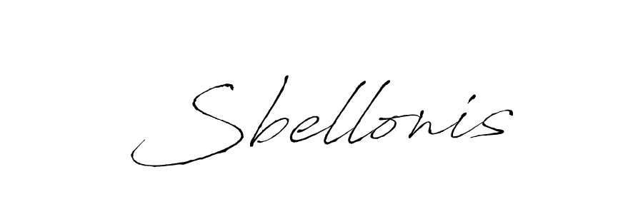 How to make Sbellonis signature? Antro_Vectra is a professional autograph style. Create handwritten signature for Sbellonis name. Sbellonis signature style 6 images and pictures png