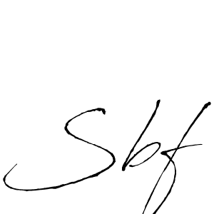 Make a beautiful signature design for name Sbf. With this signature (Antro_Vectra) style, you can create a handwritten signature for free. Sbf signature style 6 images and pictures png