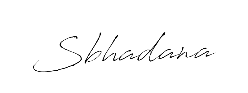 Design your own signature with our free online signature maker. With this signature software, you can create a handwritten (Antro_Vectra) signature for name Sbhadana. Sbhadana signature style 6 images and pictures png