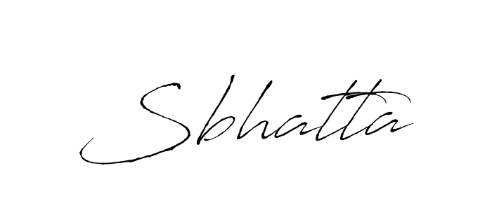 Make a beautiful signature design for name Sbhatta. With this signature (Antro_Vectra) style, you can create a handwritten signature for free. Sbhatta signature style 6 images and pictures png