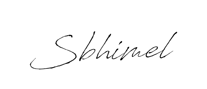 How to make Sbhimel signature? Antro_Vectra is a professional autograph style. Create handwritten signature for Sbhimel name. Sbhimel signature style 6 images and pictures png