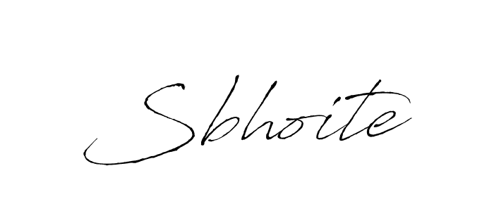 Antro_Vectra is a professional signature style that is perfect for those who want to add a touch of class to their signature. It is also a great choice for those who want to make their signature more unique. Get Sbhoite name to fancy signature for free. Sbhoite signature style 6 images and pictures png