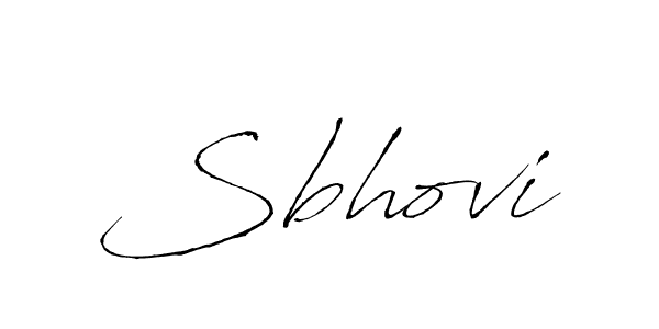 Create a beautiful signature design for name Sbhovi. With this signature (Antro_Vectra) fonts, you can make a handwritten signature for free. Sbhovi signature style 6 images and pictures png